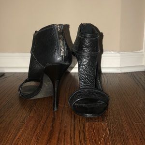 Tory Burch Black Leather Heels